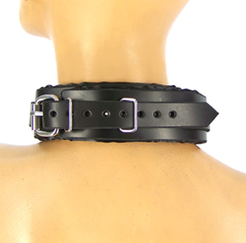 Black Satin Lined Sub Collar