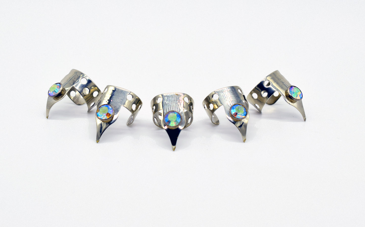 Rhinestone Fetish Claws Set of 5