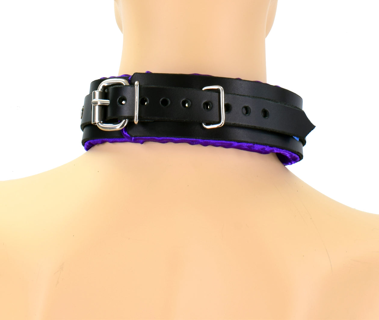 Purple Satin Lined Sub Collar
