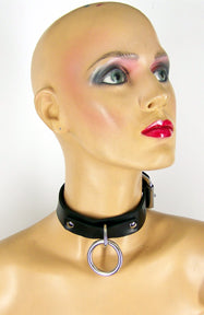 Leather Wrist/Collar Restraint Harness