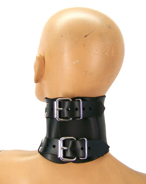 Leather Posture Bondage Collar