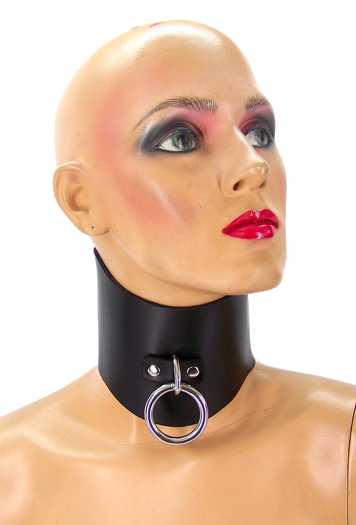 Leather Posture Bondage Collar