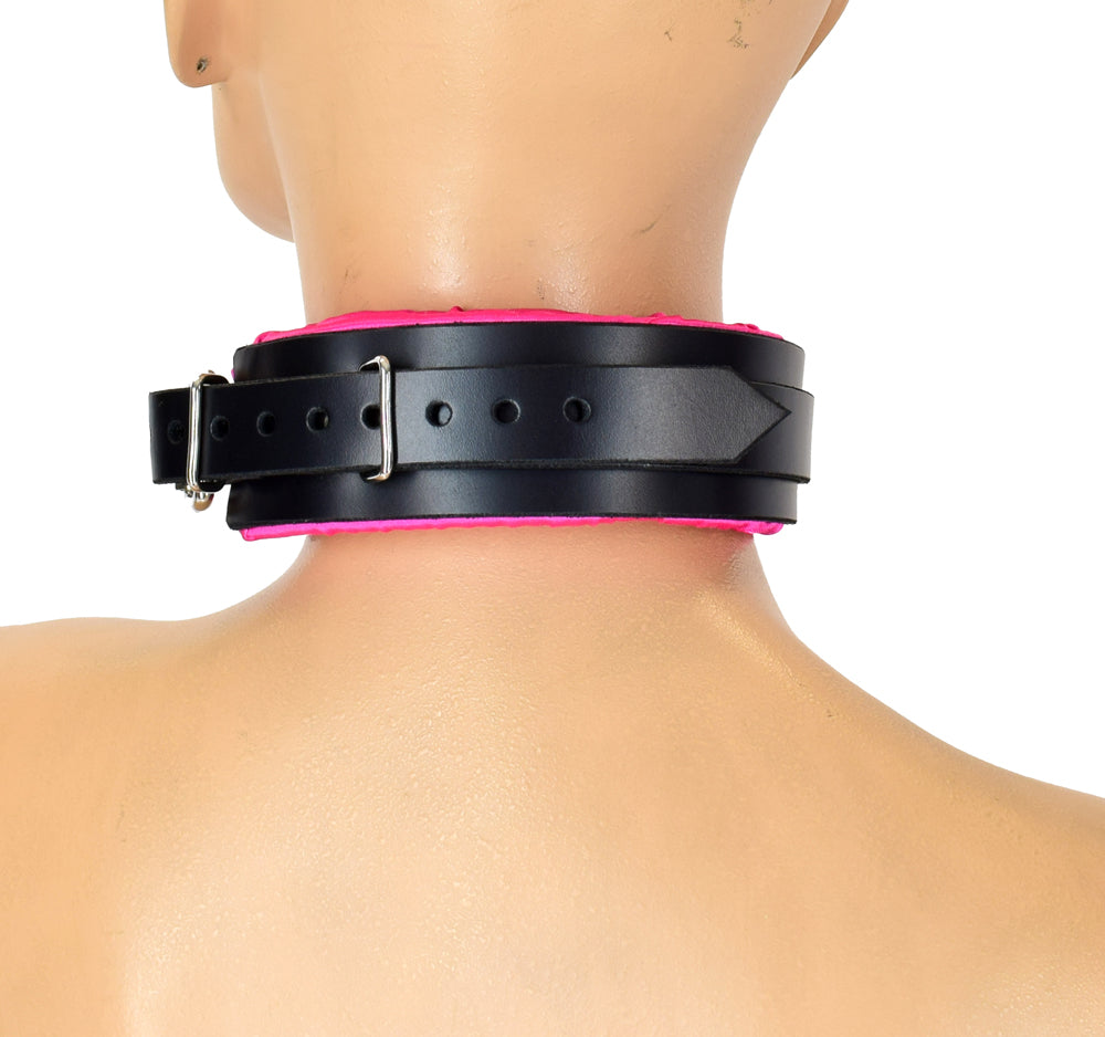 Pink Satin Lined Sub Collar