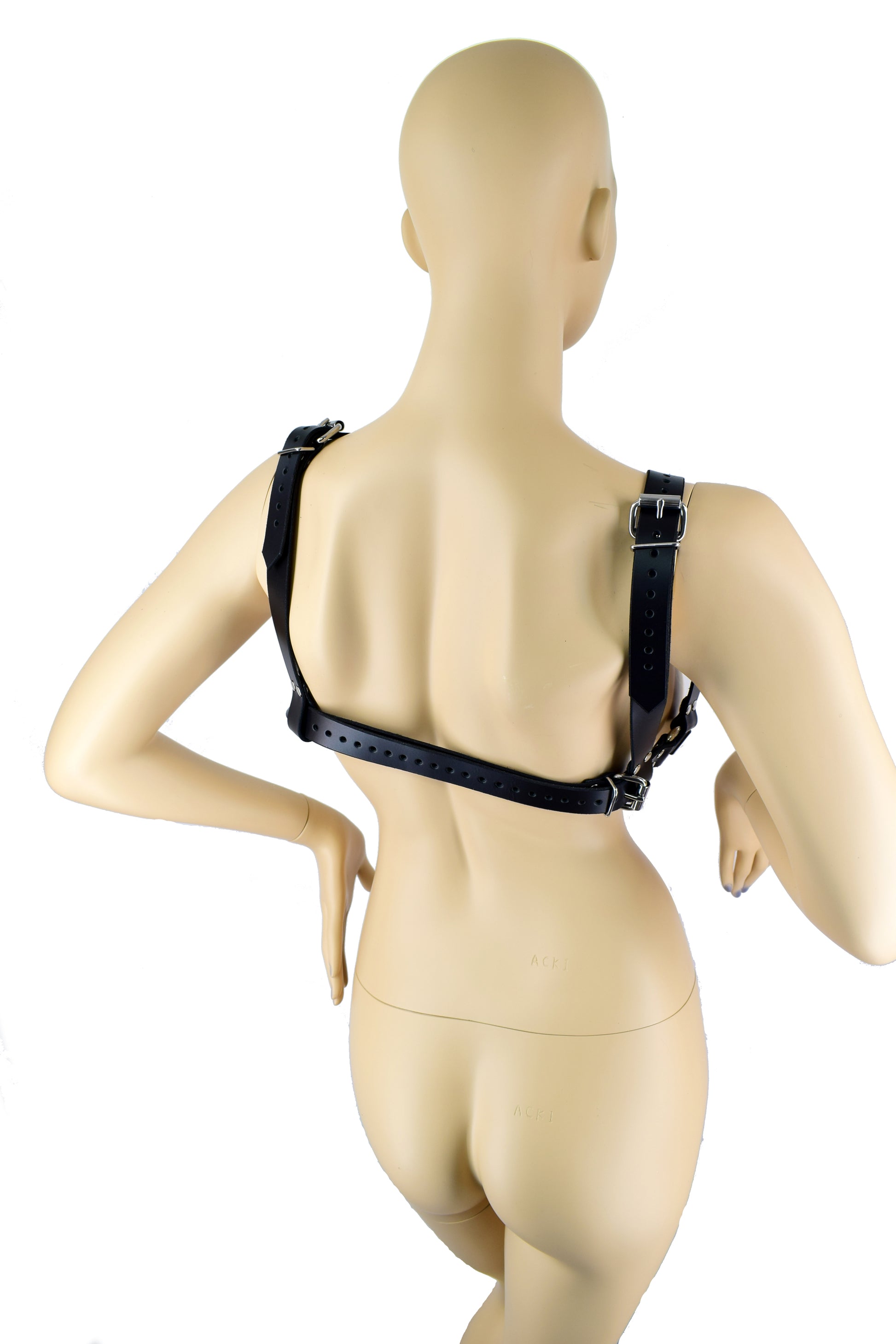 Female Leather Chest Harness