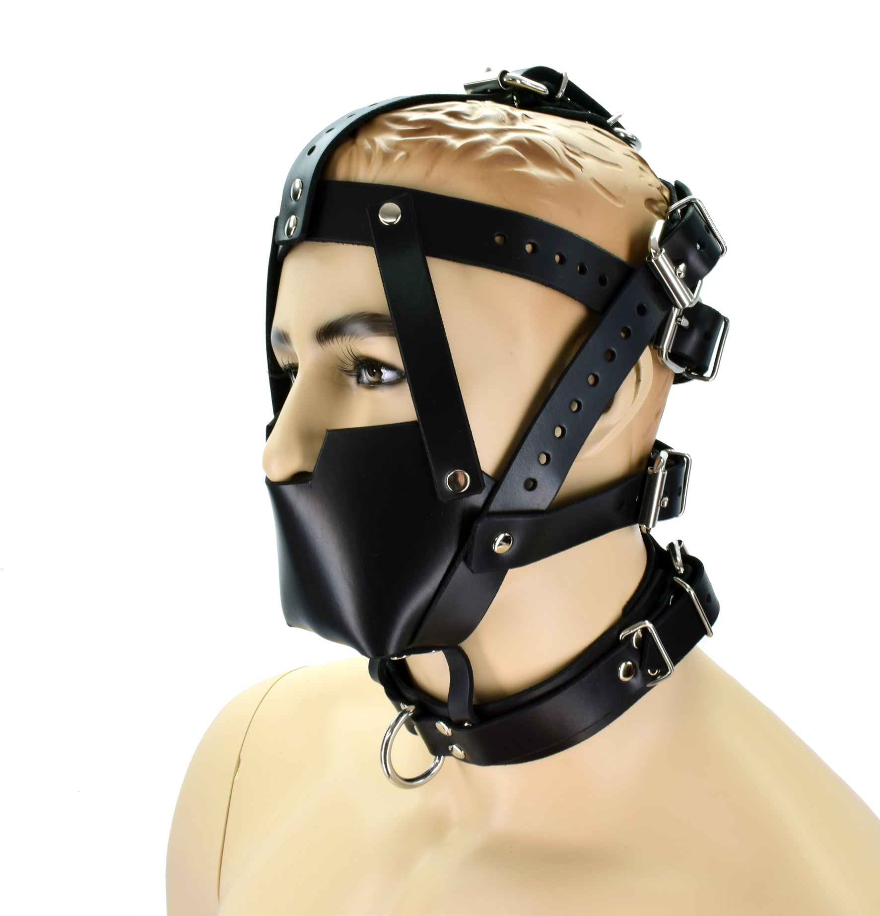 Leather Bondage Hood