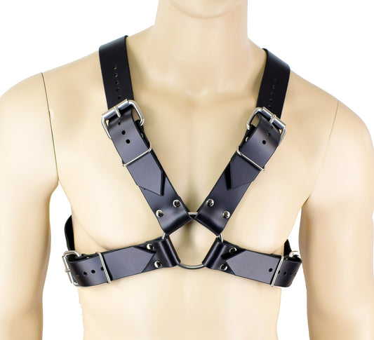 Leather Bondage X-Harness