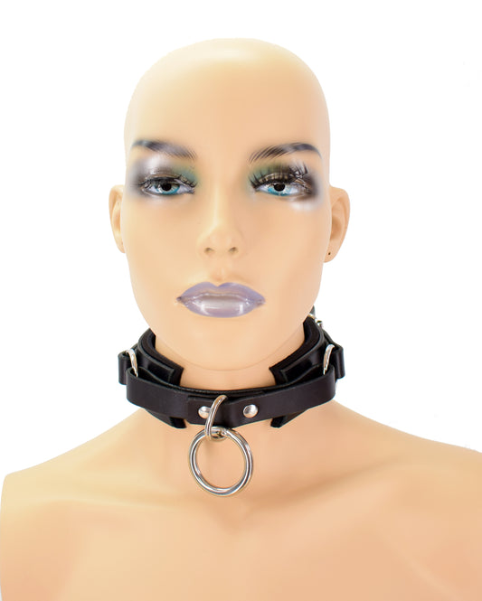 Lined Leather Choke Collar