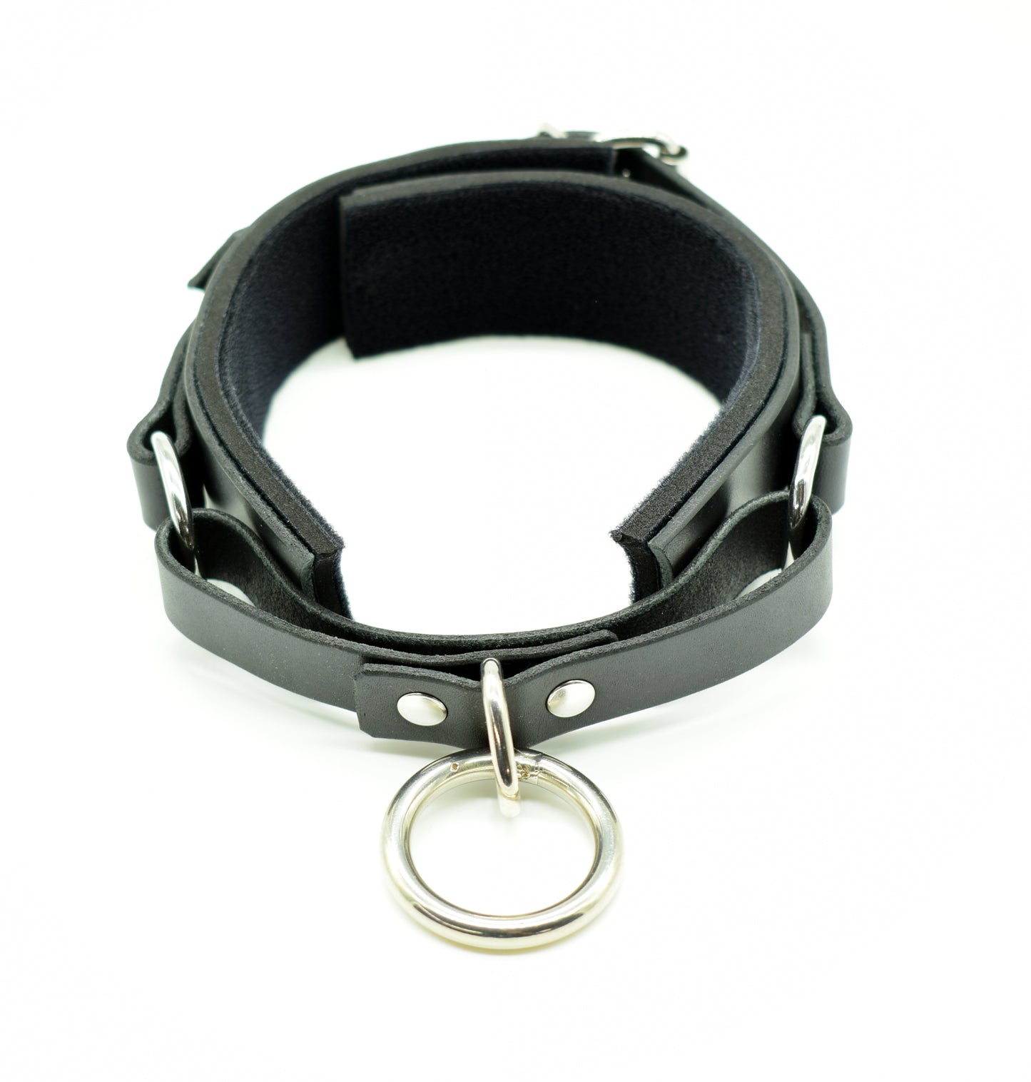 Lined Leather Choke Collar
