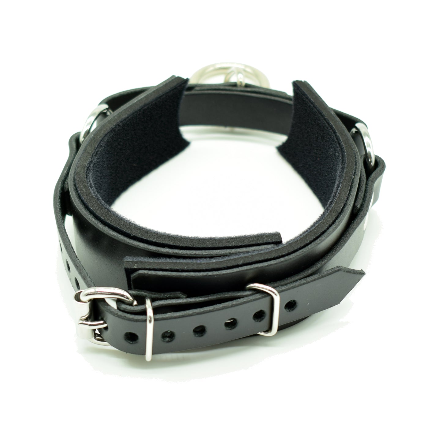 Lined Leather Choke Collar