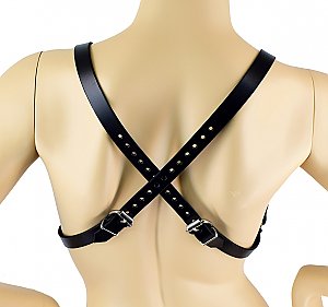 Leather Bra Style Harness