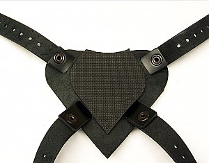 Female Leather Heart Strap On